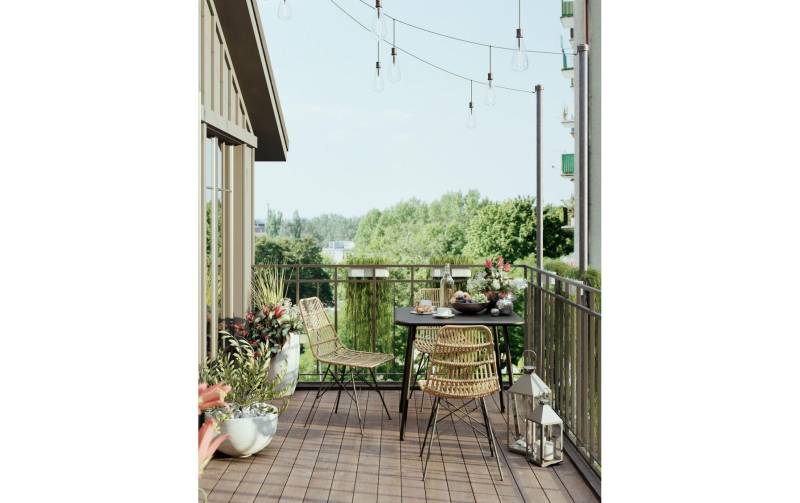 Kare Design Kerzenlaterne »Giardino 4-teilig 71 cm Silberfarben« von KARE DESIGN