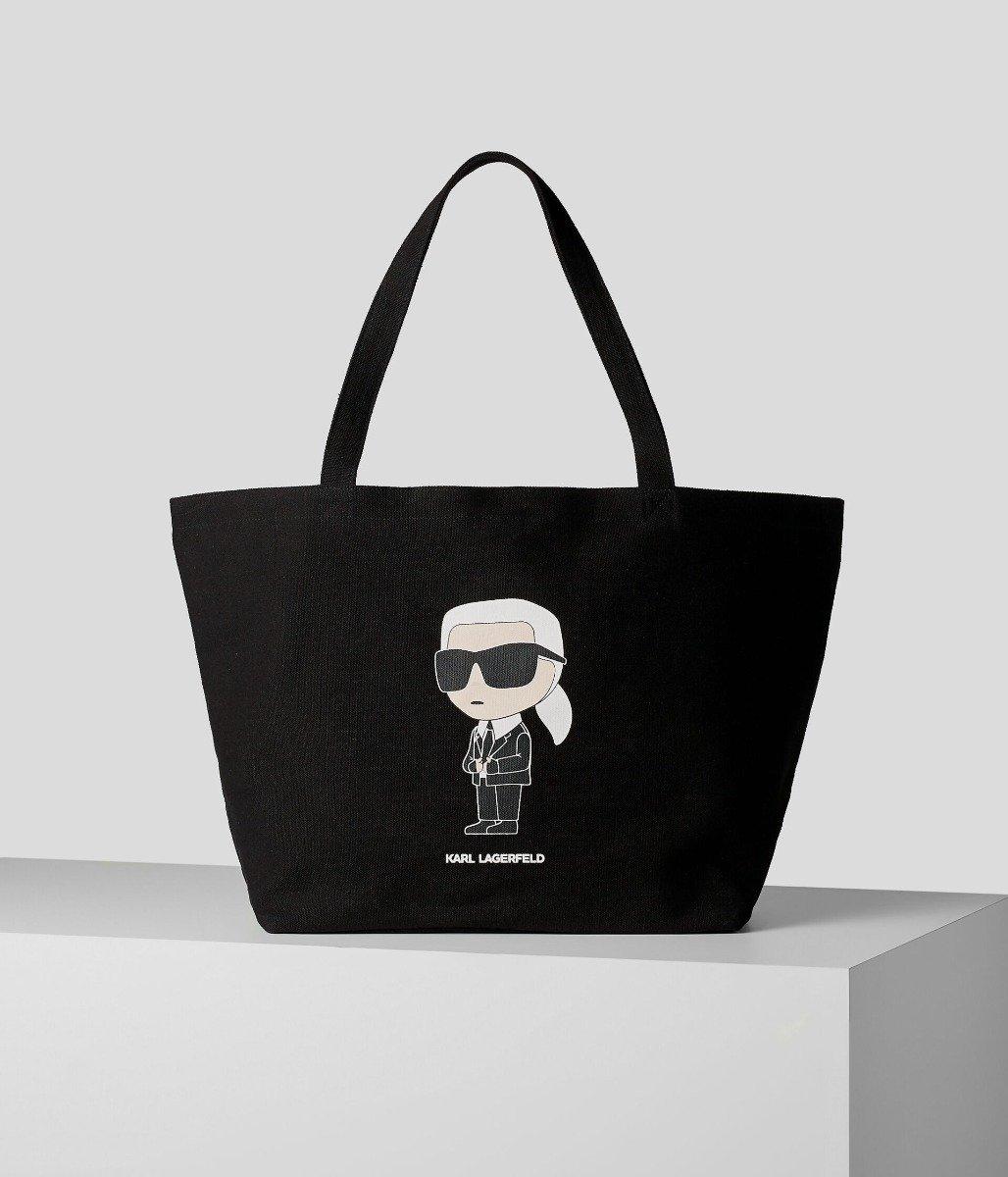 Kikonik 2.0 Karl Canv Shopper-0 Damen Schwarz ONE SIZE von KARL LAGERFELD