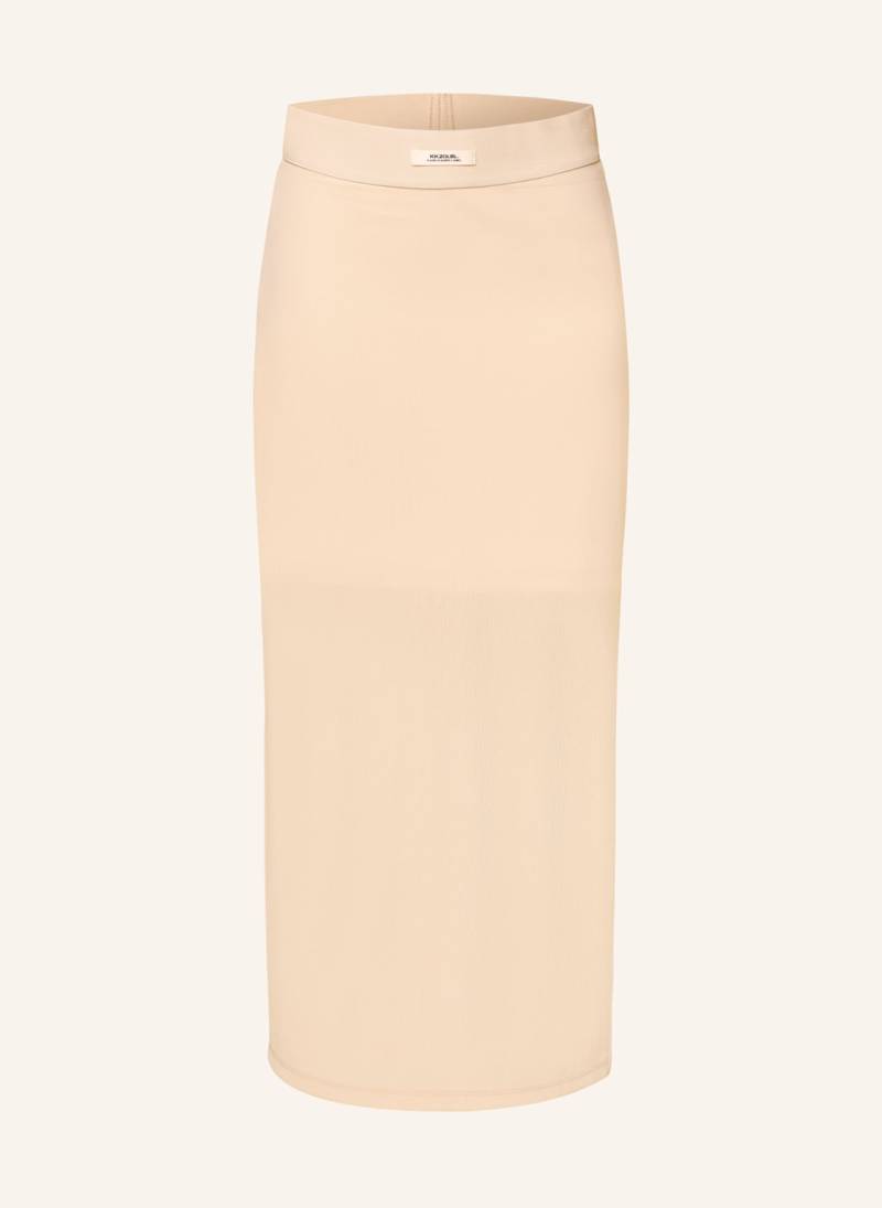 Karo Kauer Mesh-Rock beige von KARO KAUER