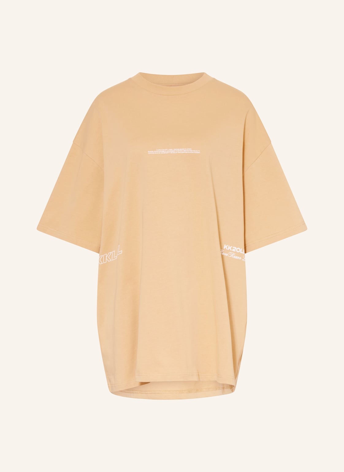 Karo Kauer Oversized-Shirt beige Karo Kauer Oversized-Shirt beige von KARO KAUER