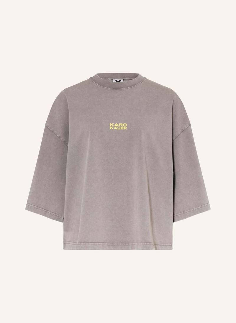 Karo Kauer Oversized-Shirt grau von KARO KAUER