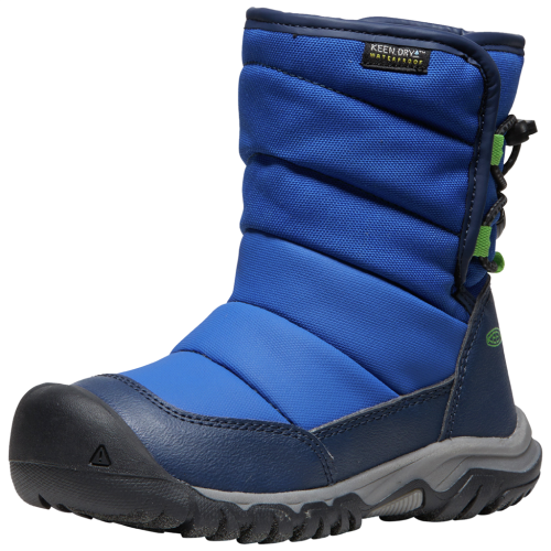 KEEN C Puffrider WP Winterschuh - blau (Grösse: US-Y 10) von KEEN