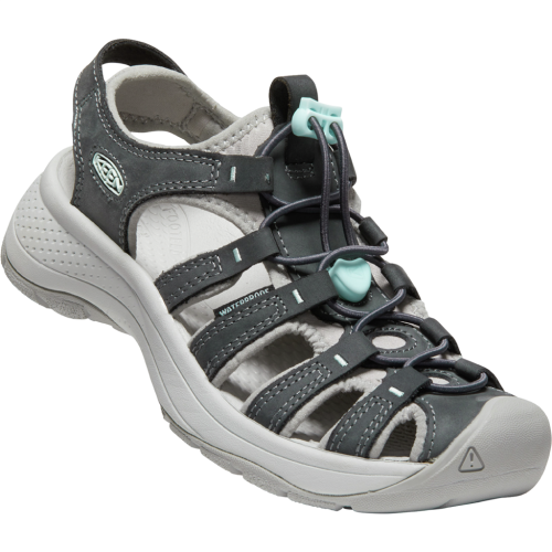 KEEN Damen Astoria West Leather - grau (Grösse: US-W 7) von KEEN