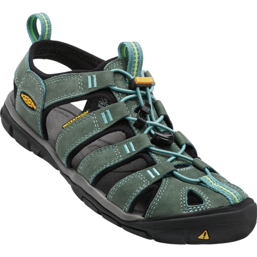 KEEN Damen Clearwater CNX Leather - blau (Grösse: US-W 6.5 (37)) von KEEN