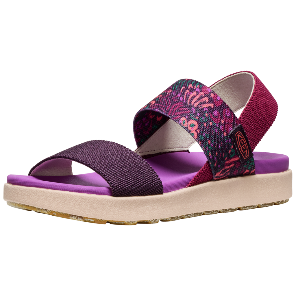 KEEN Damen Freizeitsandalen W Elle Backstrap, Violett, aus recyceltem PET-Kunststoff KEEN Damen Freizeitsandalen W Elle Backstrap, Violett, aus recyceltem PET-Kunststoff von KEEN