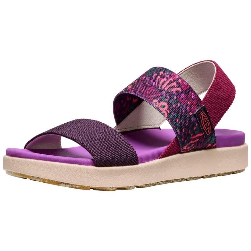 KEEN Damen Freizeitsandalen W Elle Backstrap, Violett, aus recyceltem PET-Kunststoff von KEEN