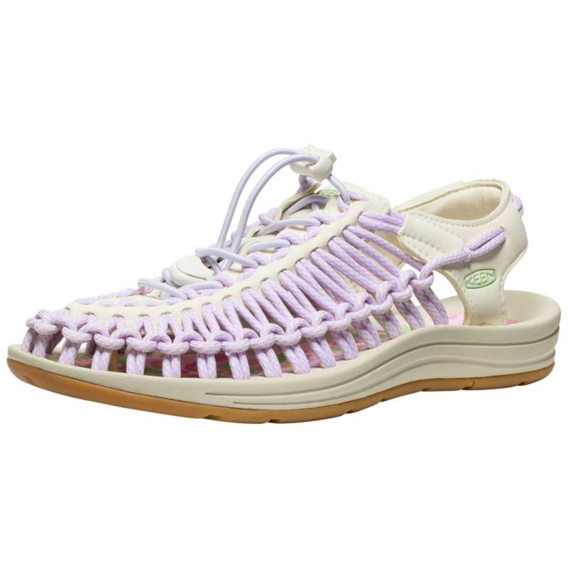 KEEN Damen Freizeitsandalen W Uneek, Violett, aus recyceltem PET-Kunststoff von KEEN