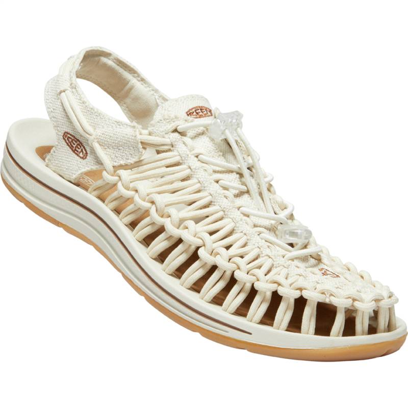 KEEN Damen Freizeitsandalen W Uneek Canvas, Beige, aus von KEEN