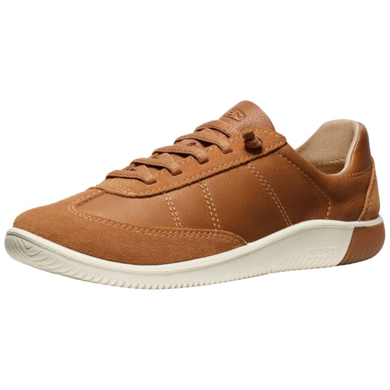KEEN Damen Freizeitschuhe W Knx T-Toe, Beige, aus Leder von KEEN