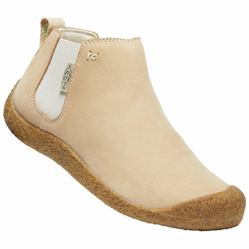 KEEN Damen Freizeitschuhe W Mosey Chelsea Leather, Beige, aus Leder von KEEN
