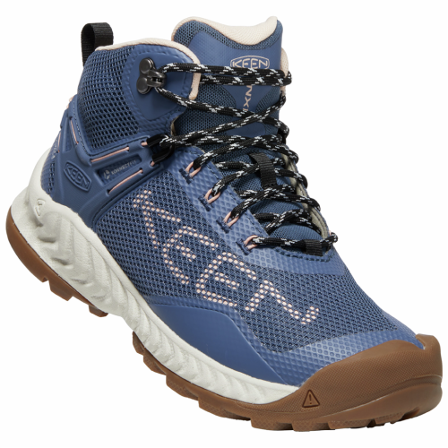 KEEN Wanderschuh Damen Nxis Evo Mid WP - blau (Grösse: US-W 5) von KEEN