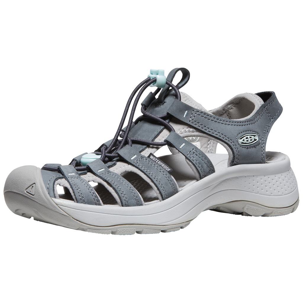 KEEN Damen Trekkingsandalen W Astoria West Leather, Grau, aus wasserdichtem Leder KEEN Damen Trekkingsandalen W Astoria West Leather, Grau, aus wasserdichtem Leder von KEEN
