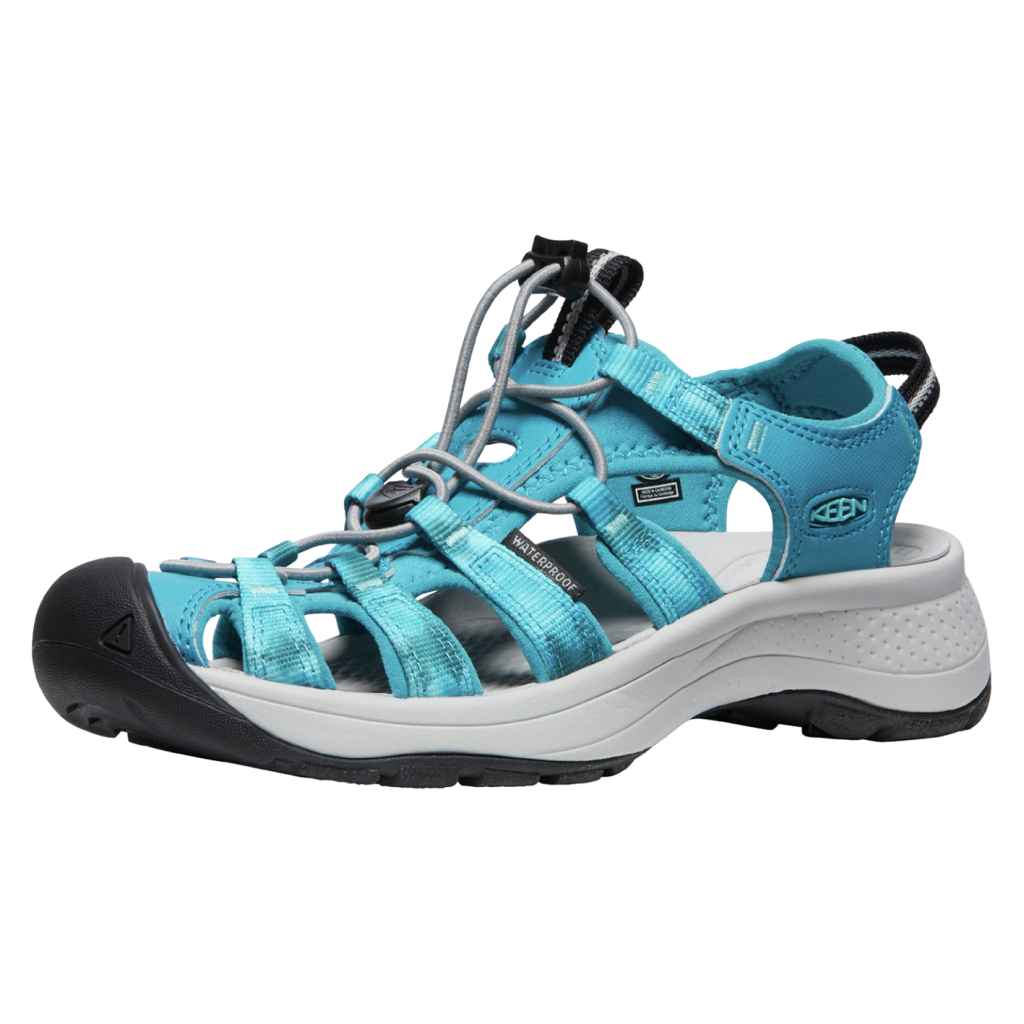 KEEN Damen Trekkingsandalen W Astoria West Sandal, Blau, aus recyceltem PET-Kunststoff KEEN Damen Trekkingsandalen W Astoria West Sandal, Blau, aus recyceltem PET-Kunststoff von KEEN