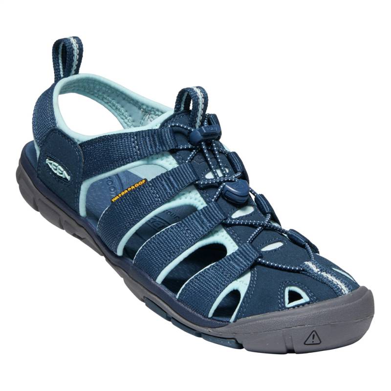 KEEN Damen Trekkingsandalen W Clearwater CNX, Blau, aus Polyester von KEEN