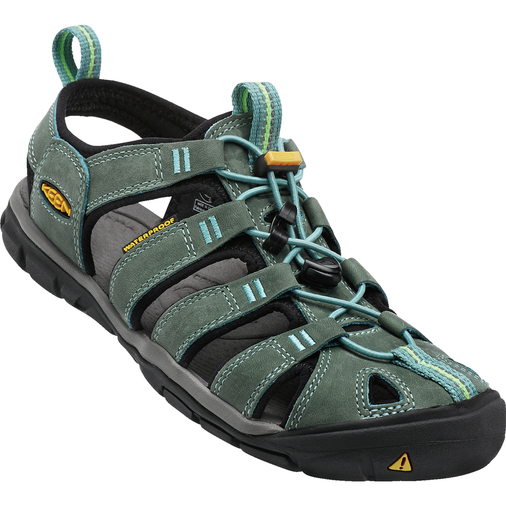 KEEN Damen Trekkingsandalen W Clearwater CNX Leather, Blau, aus wasserdichtem Leder KEEN Damen Trekkingsandalen W Clearwater CNX Leather, Blau, aus wasserdichtem Leder von KEEN