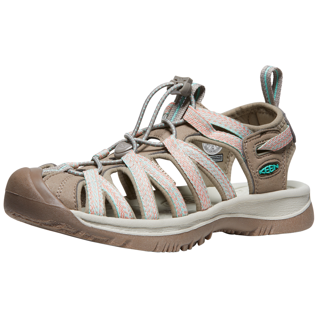 KEEN Damen Trekkingsandalen W Whisper, Beige, aus Nylon KEEN Damen Trekkingsandalen W Whisper, Beige, aus Nylon von KEEN