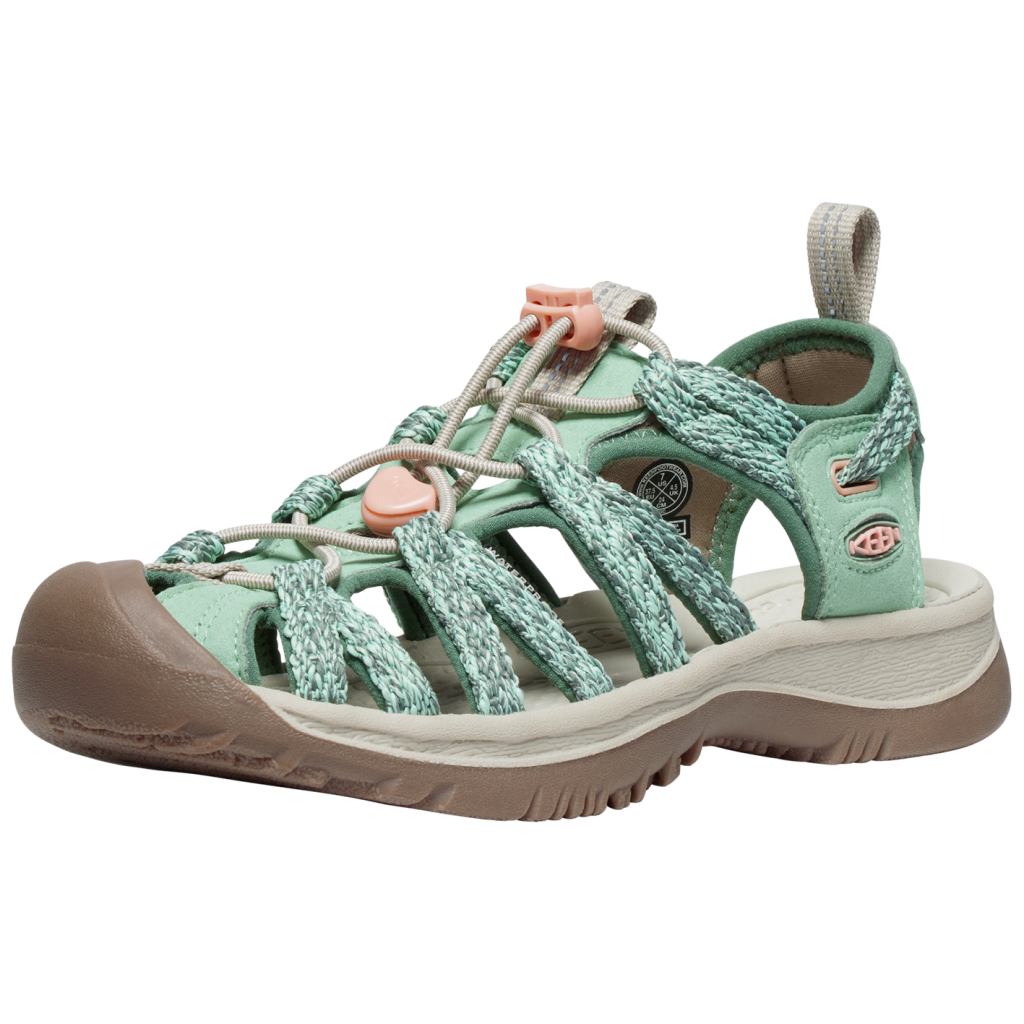 KEEN Damen Trekkingsandalen W Whisper, Grün, aus Nylon KEEN Damen Trekkingsandalen W Whisper, Grün, aus Nylon von KEEN