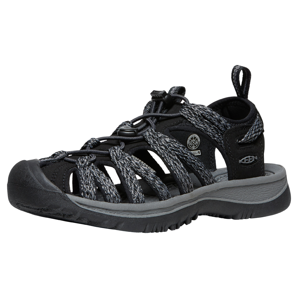 KEEN Damen Trekkingsandalen W Whisper, Schwarz, aus Nylon KEEN Damen Trekkingsandalen W Whisper, Schwarz, aus Nylon von KEEN