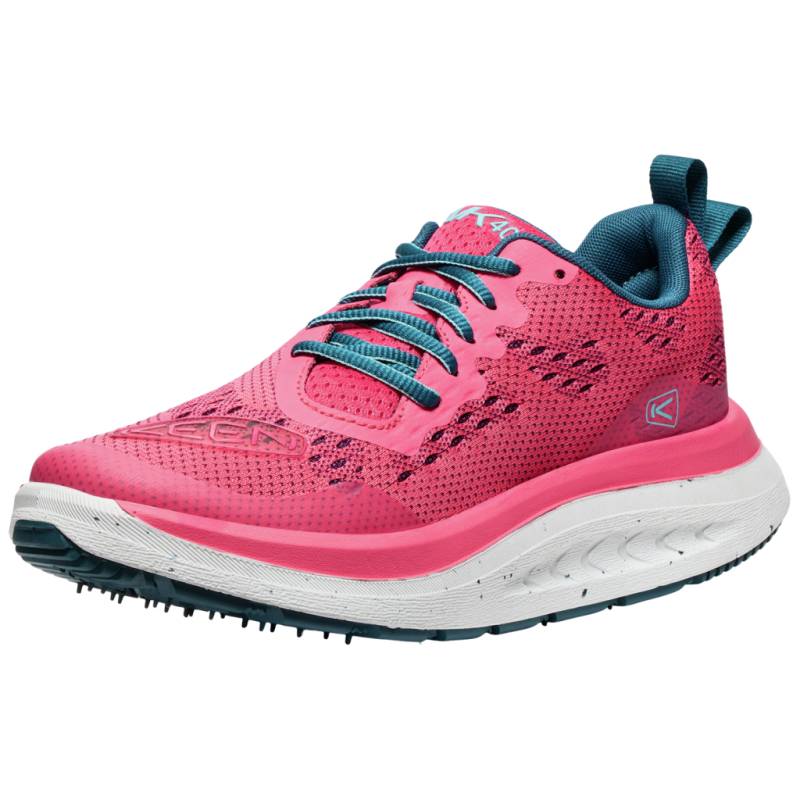 KEEN Damen Walkingschuhe W WK400, Rot, aus atmungsaktivem Mesh von KEEN
