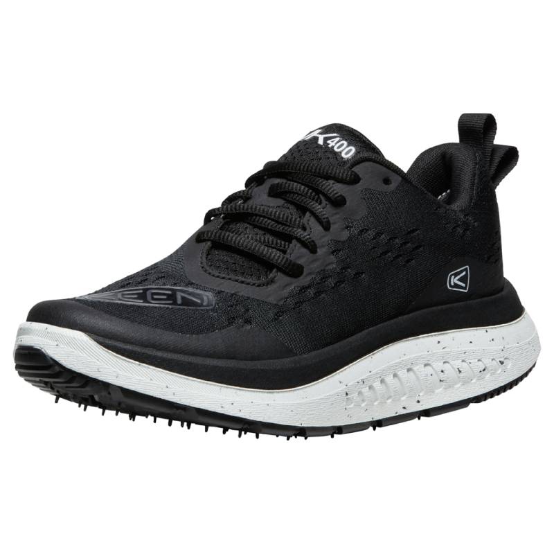 KEEN Damen Walkingschuhe W WK400, Schwarz, aus atmungsaktivem Mesh von KEEN