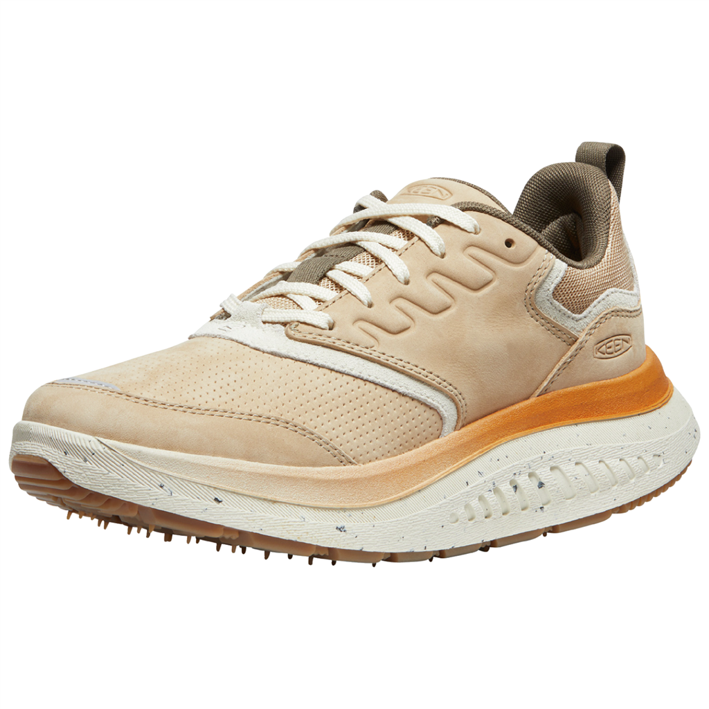 KEEN Damen Walkingschuhe W WK400 Leather, Beige, aus Nubuk-Leder KEEN Damen Walkingschuhe W WK400 Leather, Beige, aus Nubuk-Leder von KEEN