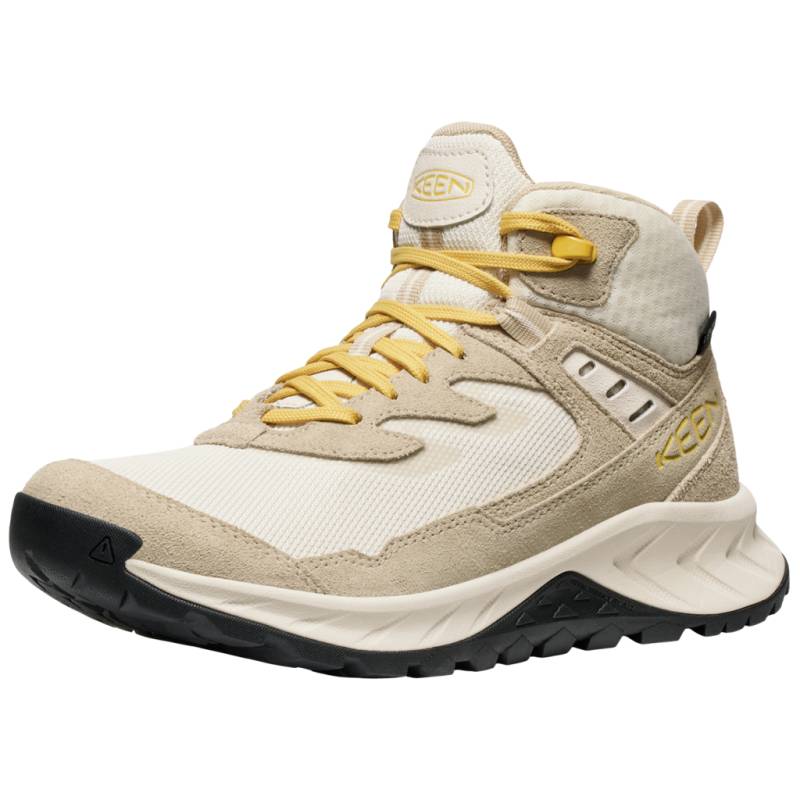 KEEN Damen Wander-/Trekkingschuhe halbhoch W Hightrail Mid Wp, Beige, aus wasserdichtem Leder von KEEN