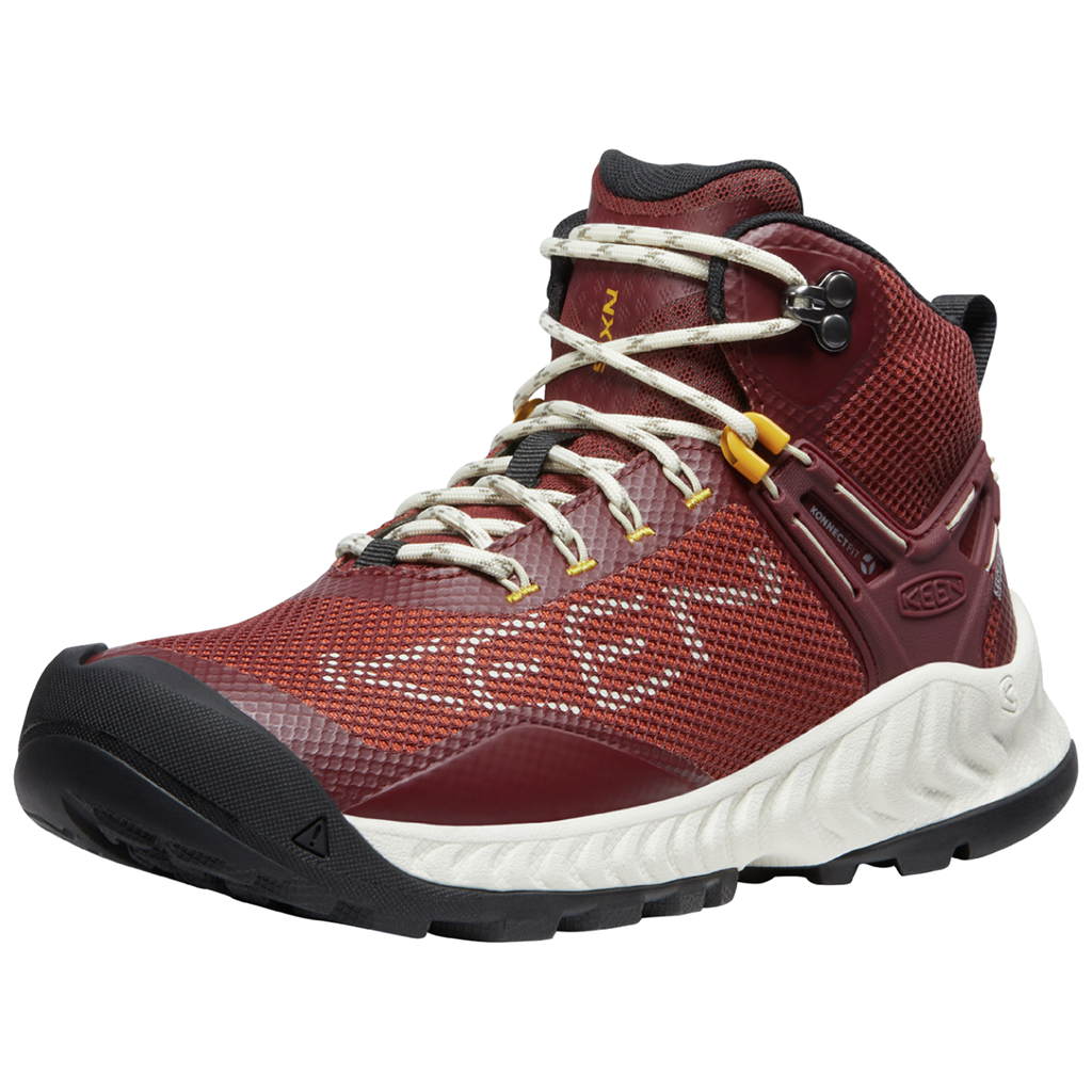 KEEN Damen Wander-/Trekkingschuhe halbhoch W Nxis Evo Mid WP, Rot, aus atmungsaktivem Mesh KEEN Damen Wander-/Trekkingschuhe halbhoch W Nxis Evo Mid WP, Rot, aus atmungsaktivem Mesh von KEEN