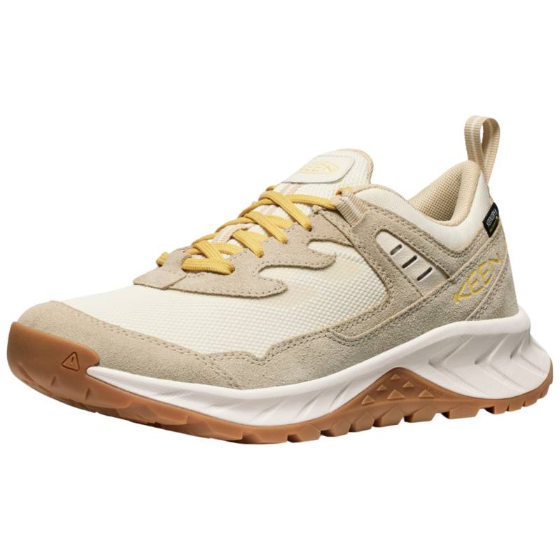 KEEN Damen Wander-/Trekkingschuhe tief W Hightrail Wp, Beige, aus wasserdichtem Leder von KEEN