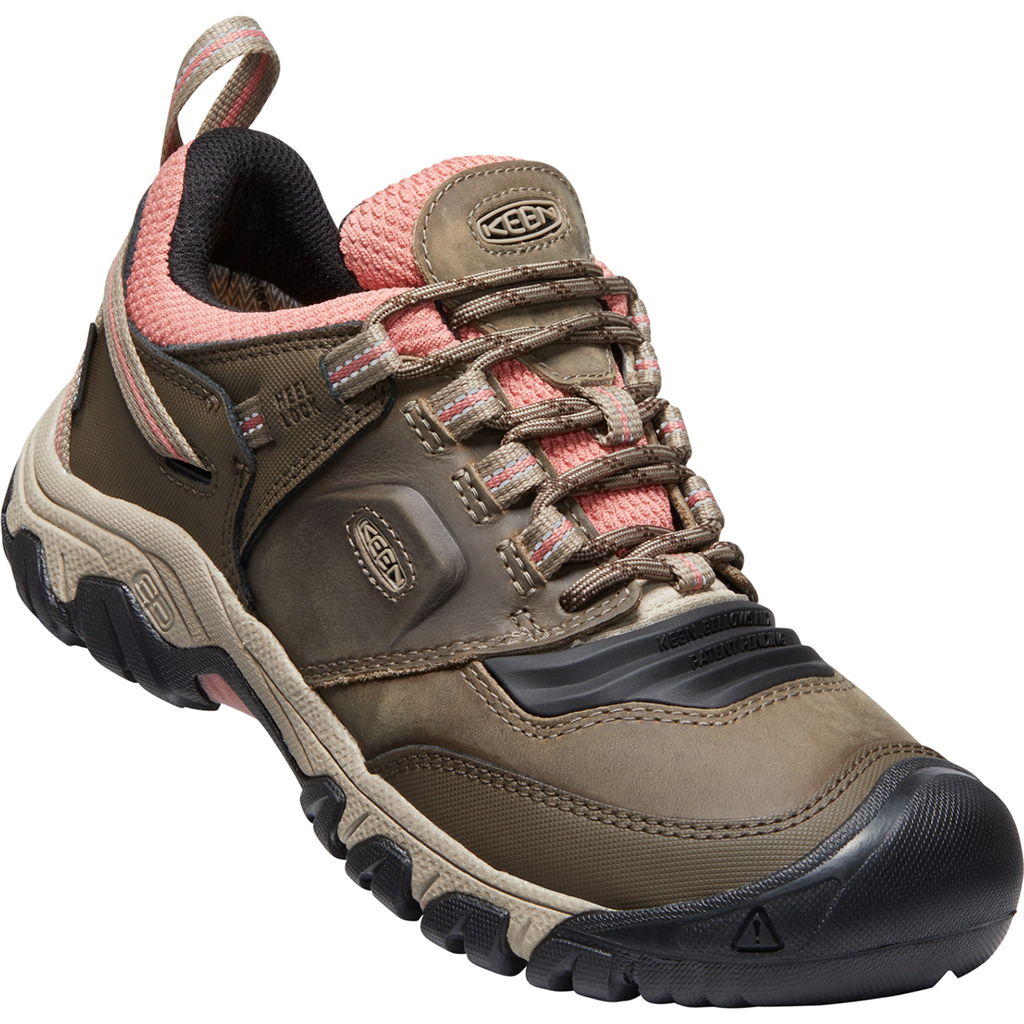 KEEN Damen Wander-/Trekkingschuhe tief W Ridge Flex WP, Beige, aus wasserdichtem Leder von KEEN