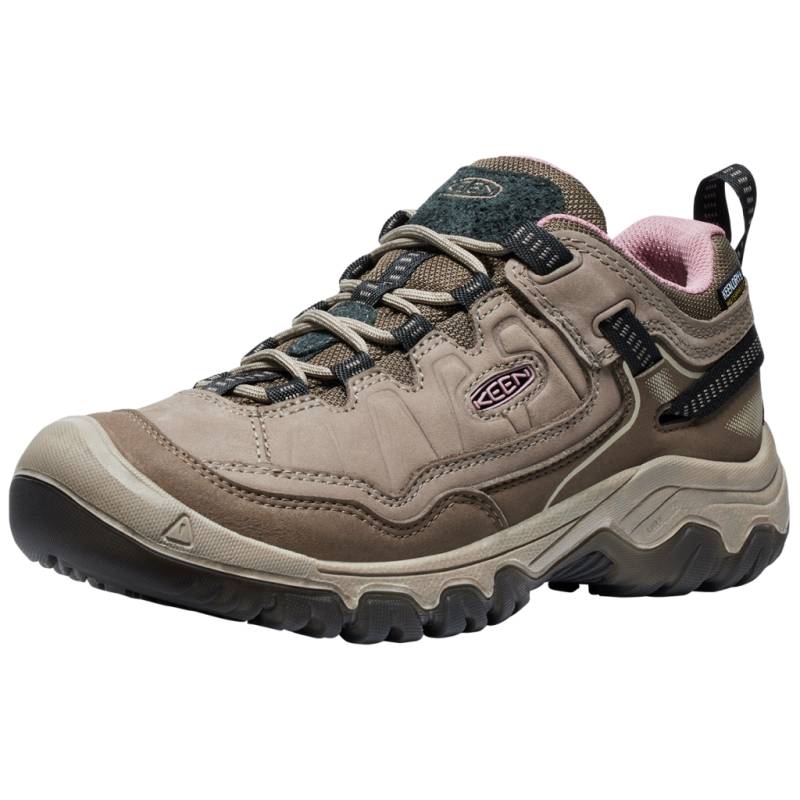 KEEN Damen Wander-/Trekkingschuhe tief W Targhee IV WP, Braun, aus Nubuk-Leder von KEEN