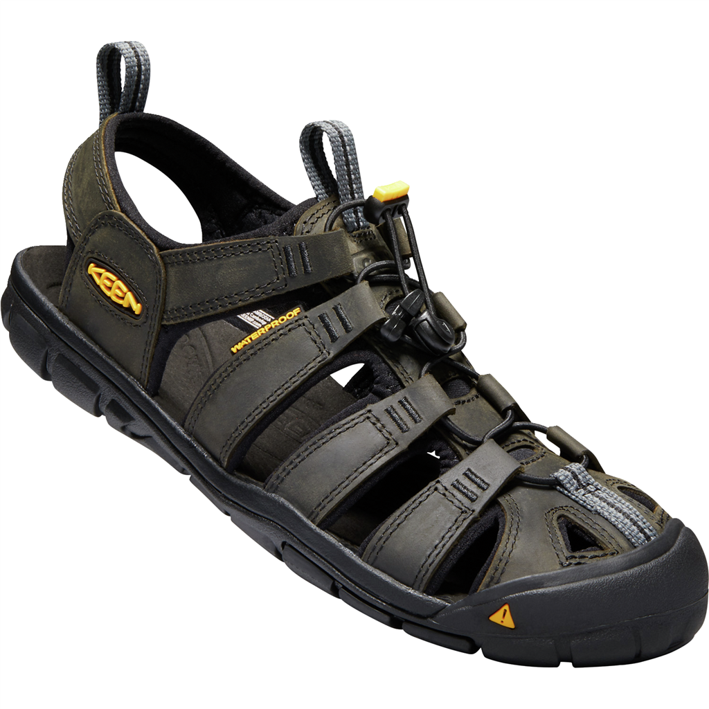 KEEN Herren Trekkingsandalen M Clearwater CNX Leather, Schwarz, aus Leder KEEN Herren Trekkingsandalen M Clearwater CNX Leather, Schwarz, aus Leder von KEEN