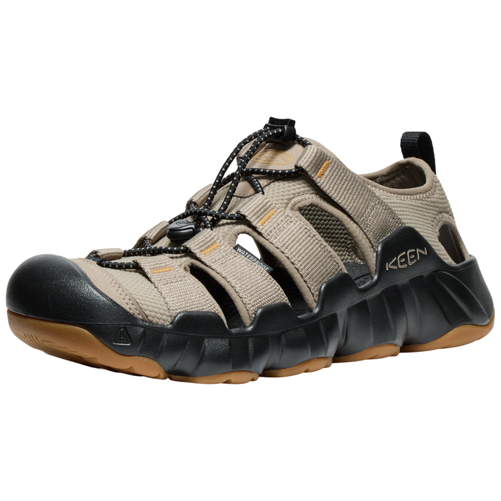 KEEN Herren Trekkingsandalen M Hyperport H2, Braun, aus Polyester von KEEN