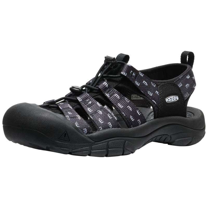 KEEN Herren Trekkingsandalen M Newport Retro x Études Studio, Schwarz, aus Polyester von KEEN