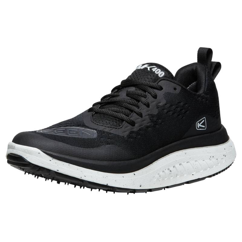 KEEN Herren Walkingschuhe M WK400, Schwarz, aus atmungsaktivem Mesh von KEEN