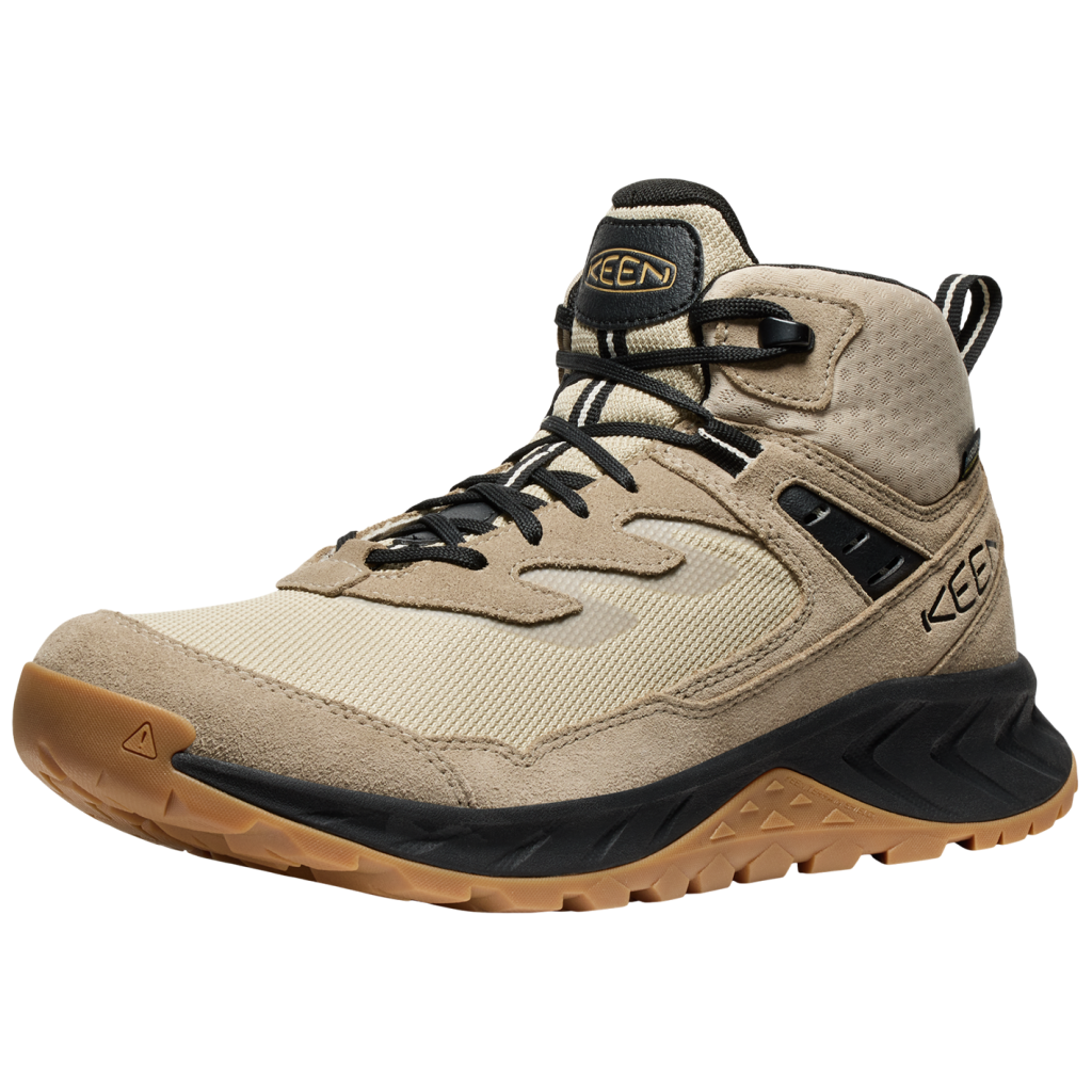 KEEN Herren Wander-/Trekkingschuhe halbhoch M Hightrail Mid Wp, Beige, aus wasserdichtem Leder von KEEN