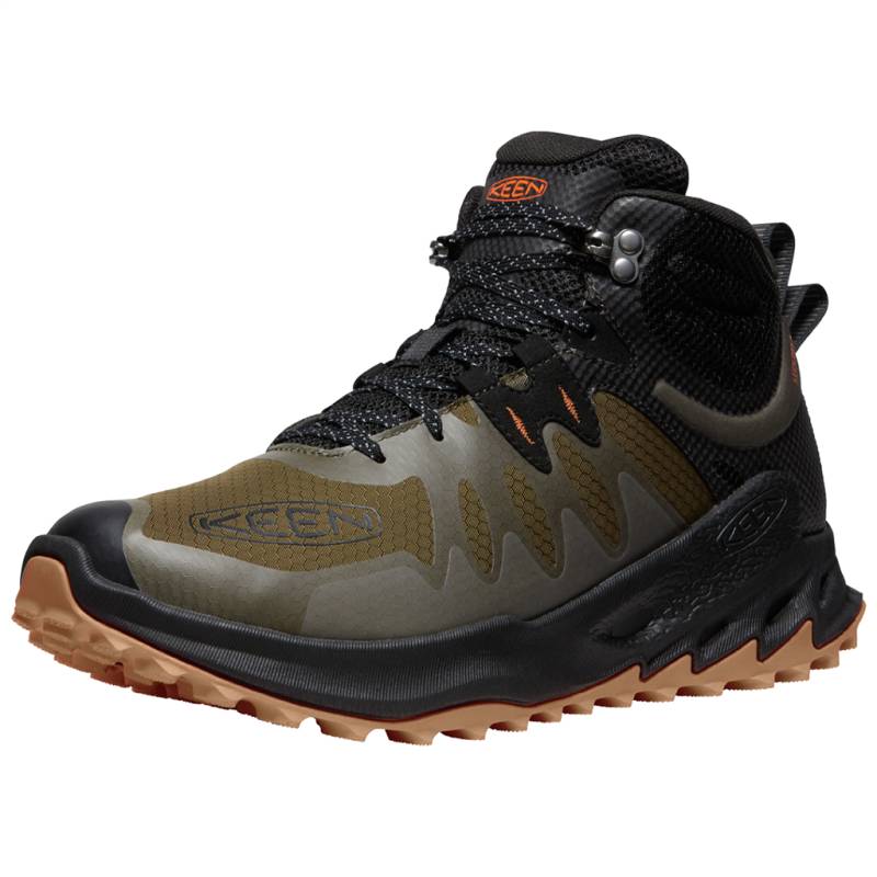 KEEN Herren Wander-/Trekkingschuhe halbhoch M Zionic Mid WP, Grün, aus atmungsaktivem Mesh von KEEN