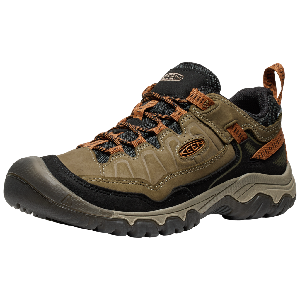 KEEN Herren Wander-/Trekkingschuhe tief M Targhee Iv Wp, Braun, aus Nubuk-Leder von KEEN