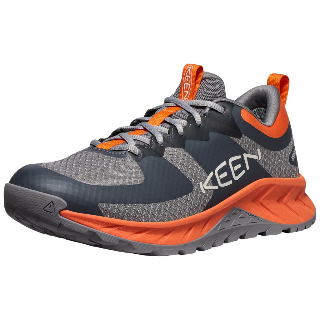 KEEN Herren Wander-/Trekkingschuhe tief M Versacore WP, Grau, aus atmungsaktivem Mesh von KEEN