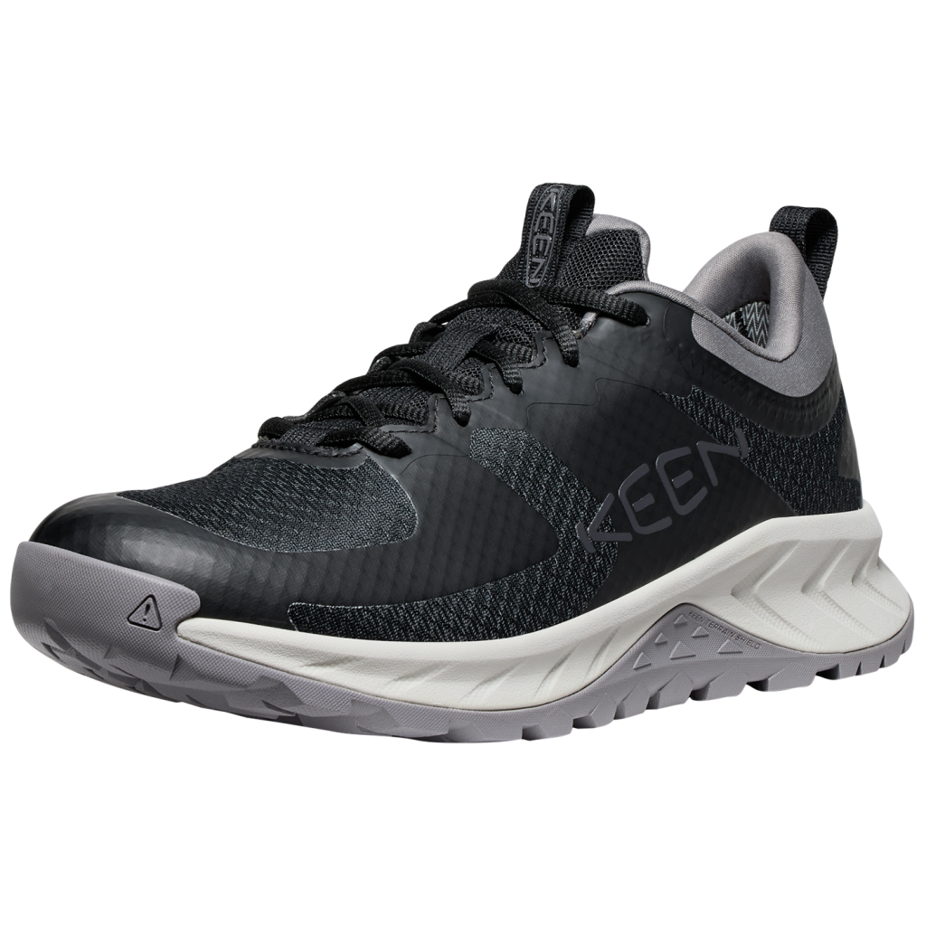 KEEN Herren Wander-/Trekkingschuhe tief M Versacore WP, Schwarz, aus atmungsaktivem Mesh von KEEN