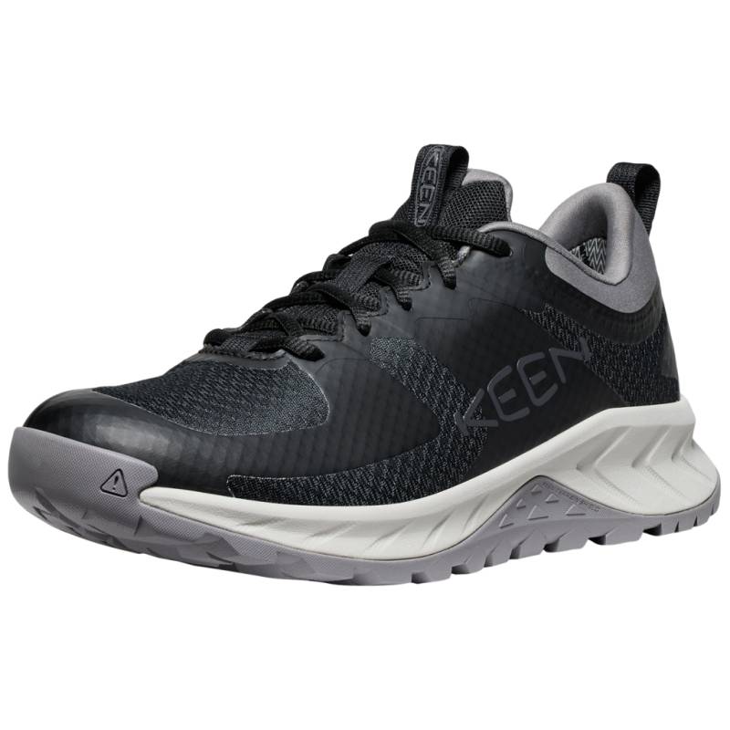 KEEN Herren Wander-/Trekkingschuhe tief M Versacore WP, Schwarz, aus atmungsaktivem Mesh von KEEN