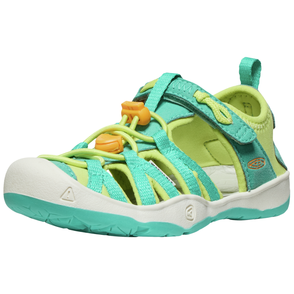 KEEN Mädchen Trekkingsandalen C Moxie Sandal, Grün, aus Polyester von KEEN