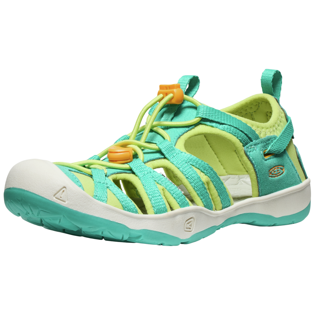 KEEN Mädchen Trekkingsandalen Y Moxie Sandal, Grün, aus Polyester von KEEN