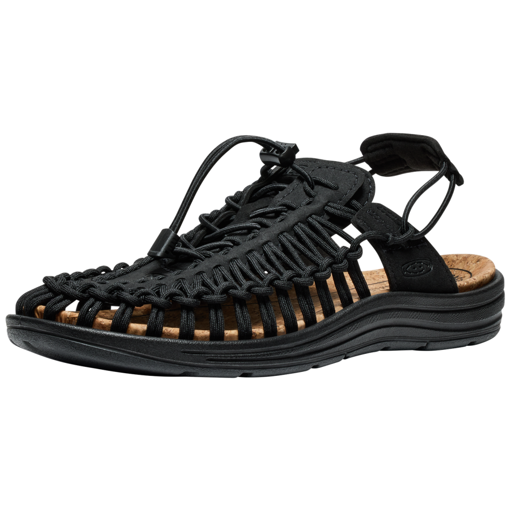 KEEN Unisex Freizeitsandalen A Uneek II Convertible, Schwarz, aus recyceltem PET-Kunststoff KEEN Unisex Freizeitsandalen A Uneek II Convertible, Schwarz, aus recyceltem PET-Kunststoff von KEEN