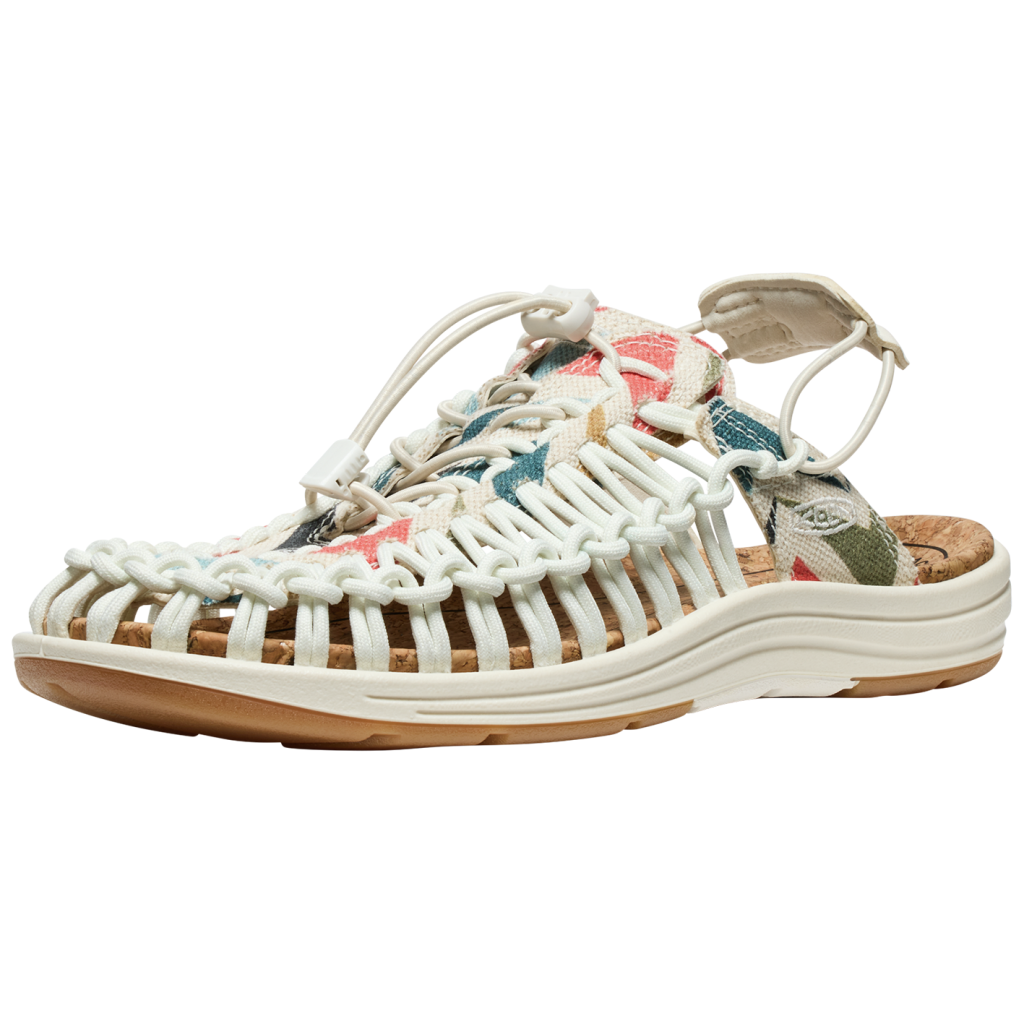 KEEN Unisex Freizeitsandalen A Uneek II Convertible Canvas, Beige, aus von KEEN