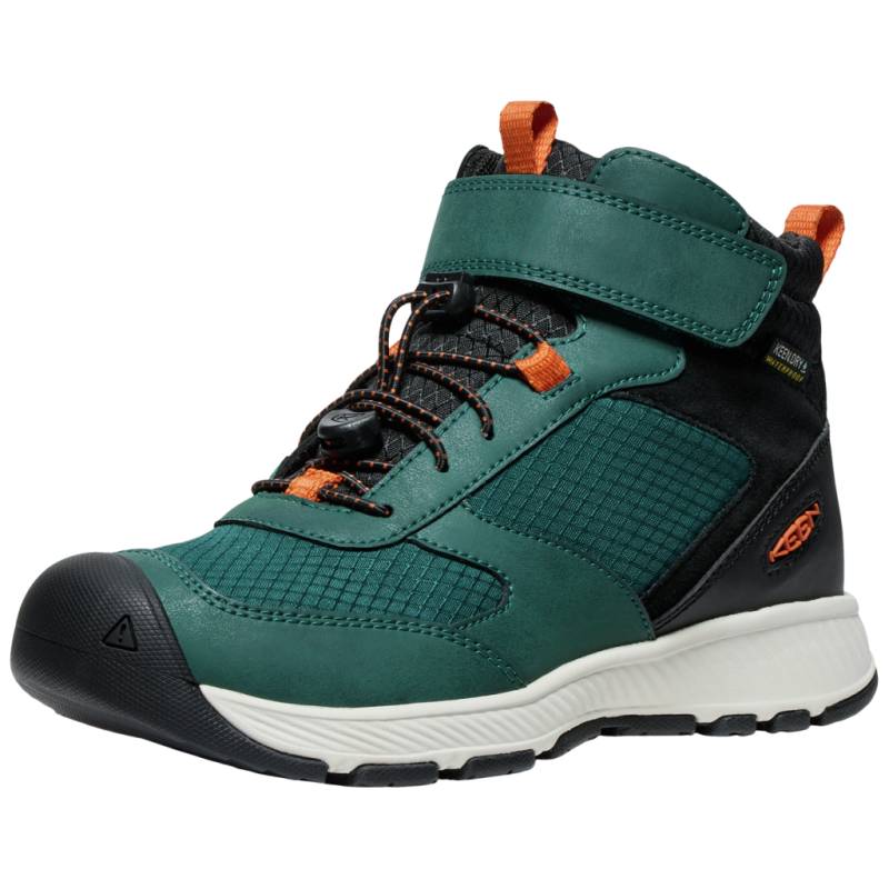 KEEN Unisex Multifunktionsschuhe Y Skua Mid WP, Grün, aus wasserdichtem Leder von KEEN