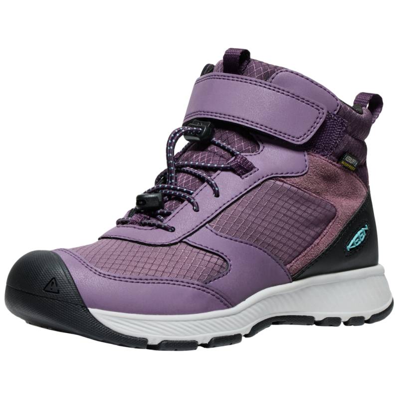KEEN Unisex Multifunktionsschuhe Y Skua Mid WP, Violett, aus wasserdichtem Leder von KEEN