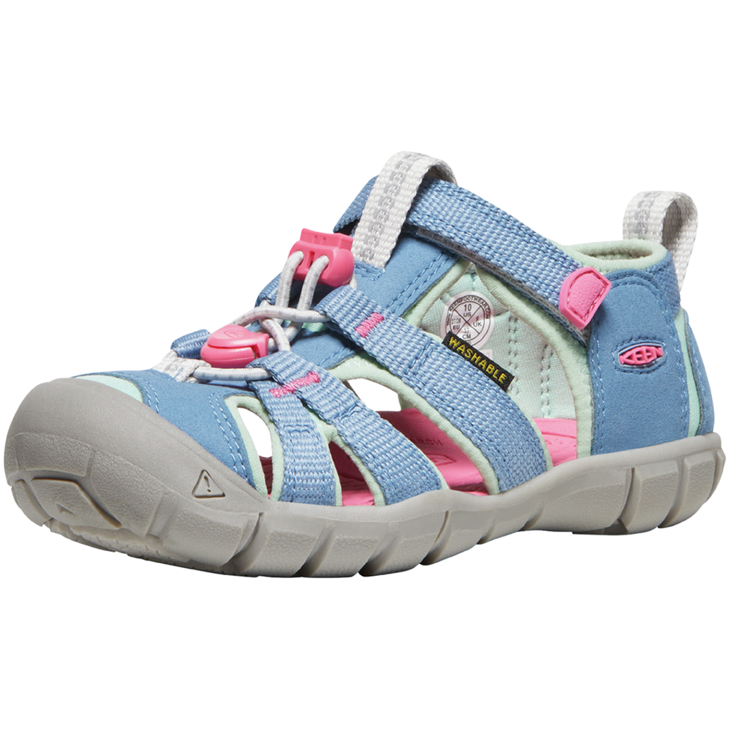 KEEN Unisex Trekkingsandalen C Seacamp II CNX, Blau, aus Polyester KEEN Unisex Trekkingsandalen C Seacamp II CNX, Blau, aus Polyester von KEEN