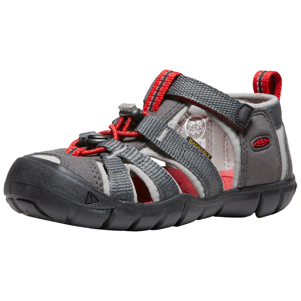 KEEN Unisex Trekkingsandalen C Seacamp II CNX, Grau, aus Polyester von KEEN