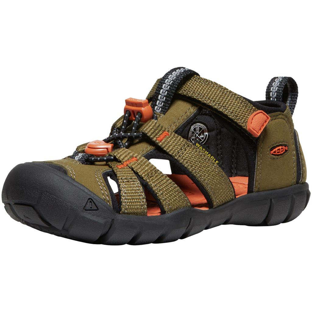 KEEN Unisex Trekkingsandalen C Seacamp II CNX, Grün, aus Polyester KEEN Unisex Trekkingsandalen C Seacamp II CNX, Grün, aus Polyester von KEEN