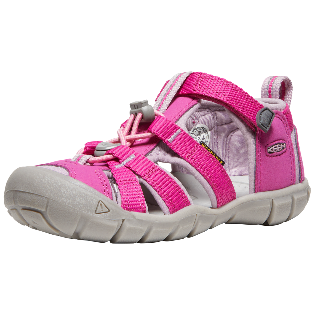 KEEN Unisex Trekkingsandalen C Seacamp II CNX, Pink, aus Polyester KEEN Unisex Trekkingsandalen C Seacamp II CNX, Pink, aus Polyester von KEEN